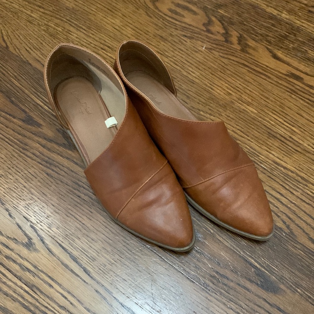 Lightly worn cutout booties from Target